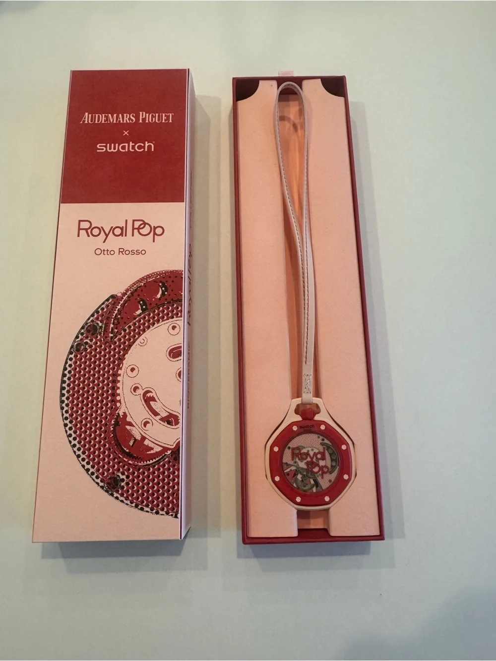 Swatch Royal Pop Otto Rosso Box - Red and Pink